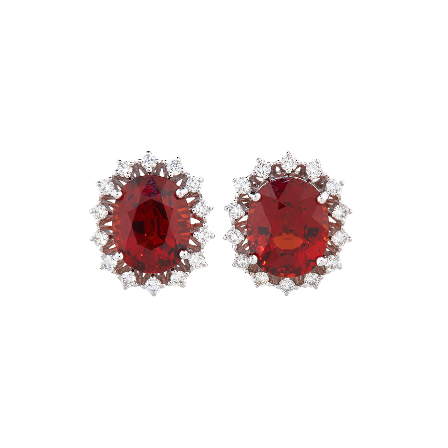 Simple Chic Earrings, Red