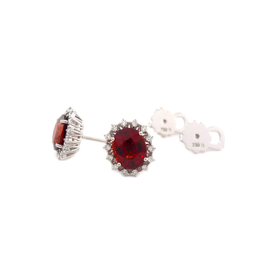 Simple Chic Earrings, Red