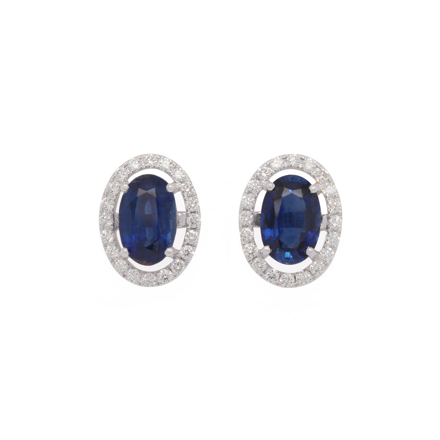 Simple Chic Earrings, Blue